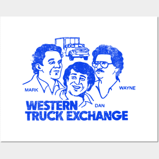 Retro Western Truck Exchange Posters and Art